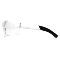 Pyramex – Lunettes de protection Ztek, transparent, technologie H2X antibuée, 12/paquet-Verre en polycarbonate résistant aux égratignures et branches aux extrémités noires
