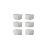 Ramequin 12cm - Blanc - Paquet de 6-Ustensiles de Cuisson