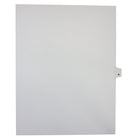 Mark Maker – Onglets séparateurs juridiques blancs, 1/26 onglets, format lettre, sans trous, lettre N, 25/paquet-Onglets séparateurs blancs, 1/26 onglets