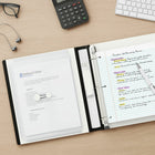 Staples - Reliure Better Binder, 1 1/2 po, blanc-Les anneaux en D se ferment solidement, permettant aux pages de se tourner facilement