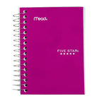 Cahier de notes Five Star Notebook - 5 1/2 po x 4 1/8 po - couleurs variées - 400 pages-Spirale sans accroc