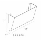 Storex classeur murale - format lettre - transparent - paquet de 12 - 6 Set de 2-Construction durable, ne se fissure pas ou se déformer