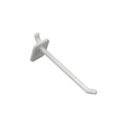 Azar Displays – Panneau perforé à crochet de verrouillage, 4 x 0,287 (po), blanc, 50/paquet (800004-W)-Crochet de verrouillage