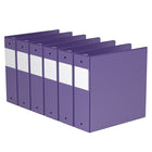 Davis Group Super économie, Reliure à anneaux ronds 3 po, paquet de 6 – Violet-3 Reliure À Anneaux