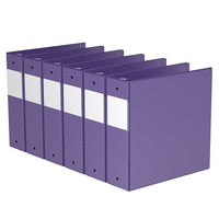 Davis Group Super économie, Reliure à anneaux ronds 3 po, paquet de 6 – Violet-3 Reliure À Anneaux