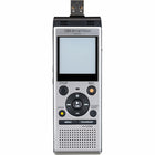 OM System - WS-882 Enregistreur vocal numérique stéréo avec USB intégré - Argent-Jusqu'à 110 heures d'autonomie de la batterie