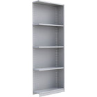 Metalware – Étagère enclenchable RK434, 5 tablettes, 36 x 24 x 100 po, gris pâle-Système de tablettes ajustables offrant un espace de rangement solide, mais économique qui convient à vos besoins
