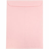 JAM Paper - Enveloppes ouvertes pour catalogue - 9" x 12" - Rose bébé - Paquet de 100-Couleur: rose bébé