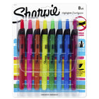 Sharpie – Surligneurs à pointe rétractable, pointe biseautée, couleurs variées, paquet de 8-Il suffit de cliquer et de surligner