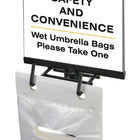 FuTECH - Support pour sacs à parapluie avec sacs (UB011)-Taille du sac (po) : 6 larg. x 28 haut.