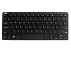 Adesso - WKB-1100BB Mini clavier sans fil SlimTouch Bluetooth-Les touches de raccourci du clavier vous permettent de vous connecter directement à vos programmes multimédias préférés - naviguez dans la musique et les clips vidéo, surfez sur le Web, démarrez la plupart des programmes que vous utilisez le plus, et plus encore