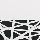 CorLiving - Acerra Table ou bureau d'entrée avec tiroir à motifs abstraits et cubes, blanc-8