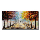 Designart – Paysage de forêt imprimé sur une toile, allons-nous promener, 40 x 20 po (PT3501-40-20)-Impression