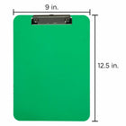 JAM PAPER - Presse-papiers en plastique norme, Vert, Paquet de 12-Nos presse-papiers disposent d'un clip en metal durable pour fixer les papiers qui a un ressort robuste et durable.
