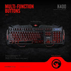 Marvo Tech - Clavier et souris à rétroéclairage DEL KM400-Dimensions : 600 x 240 x 40 mm