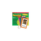 Edupress – Ensemble 1 de cartes éclair Spanish in a Flash à code de couleurs, 3e année et plus (EP-2342)-Jeunes de 5 ans et plus, à partir de la 3e année