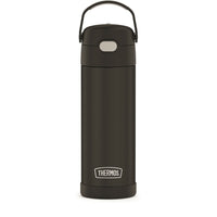 Bouteille Funtainer de Thermos, 470ml Noir Mat-Technologie d'isolation sous vide ThermosMC offrant une rétention maximale de la température