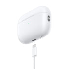 Apple - AirPods Pro (2e gen) avec étui USB-C MagSafe-Détection des conversations baisse automatiquement le volume de ce qui joue, bloque les bruits de fond et amplifie la voix des gens devant vous pour faciliter vos interactions quand vous portez des AirPods Pro