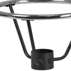 Flash Furniture 2 pièces Anneau de pied de table à hauteur du bar avec anneau de colonne de 4,25 po - diamètre de 19.5 po-Un bon soutien des jambes favorise une meilleure posture
