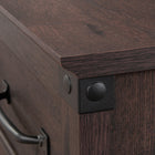 Sauder 53"W La Collection Carson Forge Bureau - Finition Coffee Oak-  Assemblage rapide et facile grâce au système de tiroirs T-lock