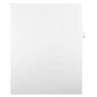 Mark Maker – Onglets séparateurs juridiques blancs, 1/25 onglets, format lettre, sans trous, numéro 9, 25/paquet-Onglets séparateurs blancs, 1/25 onglets