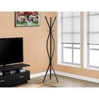 Monarch Specialties - 2051 Patere - Style Contemporain Metal Noir-Dimensions : 17 long. x 17 larg. x 72 haut. (po)