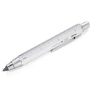 Troika - Crayon de construction Carpenters - 5,6 mm - HB - Argent-Idéal pour dessiner et marquer sur des surfaces rugueuses telles que le bois, la pierre et le béton