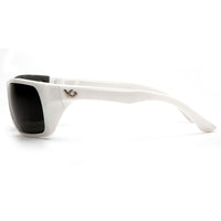 VentureGear – Lunettes de sécurité Vallejo, monture noire/verres antibuée gris forêt, 2/paquet-Verres en polycarbonate résistant aux égratignures et monture transparente