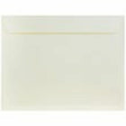JAM Paper - Enveloppes Strathmore pour livret 10 x 13 - Vélin blanc naturel - paquet de 50-Taille: 10 x 13 pouces