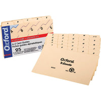 PostFax® - Guide pour cartes de fichier 3 po x 5 po, A à Z-Pour bien organiser vos fichiers  