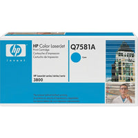 HP 503A (Q7581A) Cartouche de toner HP LaserJet cyan d’origine-Couleurs: Cyan