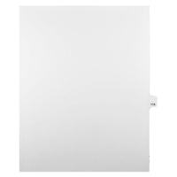 Mark Maker – Onglets séparateurs juridiques blancs, 1/25 onglets, format lettre, sans trous, numéro 115, 25/paquet-Onglets séparateurs blancs, 1/25 onglets