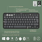Logitech - Pebble 2 Combo, clavier et souris sans fil, discrets et portables, personnalisables, Logi Bolt, Bluetooth - Graphite-Optez pour la durée: utilisez le clavier Bluetooth avec une autonomie de 3 ans et la souris avec une autonomie de 2 ans pour une utilisation sans souci pendant des heures, piles incluses.
