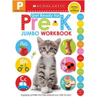 Scholastic - Jumbo Workbook, Get Ready for Pre-K, jeunes apprenants-Contient des exercices sur les thèmes dâ€™apprentissage majeurs de la prématernelle, comme mémoriser lâ€™alphabet, tenir un stylo, classer et compter.