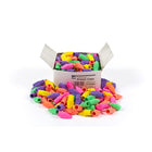 Charles Leonard Economy Wedge Shape Eraser Caps, Assortiment, Paquet de 864-Gommes en forme de coin