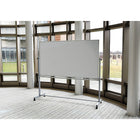 Luxor - Tableau blanc magnétique double face 72 "x 48"-Cadre en aluminium