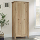 Sauder - 435180 La Collection Hillmont Farm Meuble de rangement - Finition Timber Oak-Une tablette fixe. 