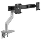 Bras pour moniteur Humanscale M8.1 avec barre transversale-Avec des fonctionnalités innovantes telles que son mécanisme de compensation et ses roulements de précision autolubrifiants, le M8.1 permet aux utilisateurs d'ajuster sans effort leur (s) moniteur (s) à leur position ergonomique optimale tout en offrant une gestion des câbles de haut en bas.