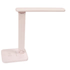 Simply - Lampe de bureau LED avec chargeur sans fil - Rose-Trois réglages d'éclairage de température ajustables (2700K / 4000K / 6500K), interrupteur dédié marche/arrêt