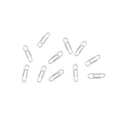 Staples - Trombones recouverts de vinyle standards, argent, paquet de 100-Trombones en métal recouverts de vinyle glissent facilement et ne laissent aucune marque sur vos documents