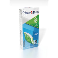 Papermate - Ruban de correction Liquid Paper DryLine Grip, paq./12-Aucun séchage requis