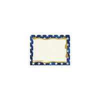 Hayes - Certificat 8 1/2 x 11 po, cadre d’étoiles, 90/pqt (H-VA655)-Taille : 8 1/2 x 11 po
