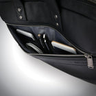 Samsonite Classic Leather Mallette Mince, Noir-11.5" x 15.8" x 2.3"