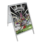 Azar Displays – Chevalet pour affichage double, 40 x 30 po (300247)-Dimensions : 40 haut. x 30 larg. (po.)