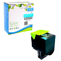 fuzion - Lexmark (C231HCO) Cartouche De Toner Compatible - Rendement Haut - Cyan-Couleur d'encre: Cyan