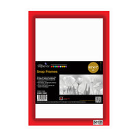 Seco - Snap Affiche Cadre Cas - 8,5" x 11" - Rouge-Cadre affiche