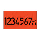 Garvey - Étiquettes de prix et de codes 1131 Monarch - 1 ligne - Rouge - 1 roul. de 2500 (098613)-Dimensions: 4,33 L x 7,68 L x 1,02 H po