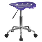 Flash Furniture – Tabouret tracteur vibrant de 25,75 pouces, violet (LF214AVIOLET)-Finition violette