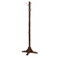Winsome – Portemanteau Jera, cappuccino-Élégant arbre à manteaux au fini cappuccino doté de 3 grands crochets doubles pour les manteaux très longs et 3 petits crochets doubles sur le dessus. 3 crochets simples supplémentaires pour un parapluie ou pour que les enfants suspendre leurs propres manteaux.