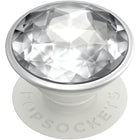 Popsockets - Support pour telephone portable Disco Crystal Silver-Argent et Polycarbonate